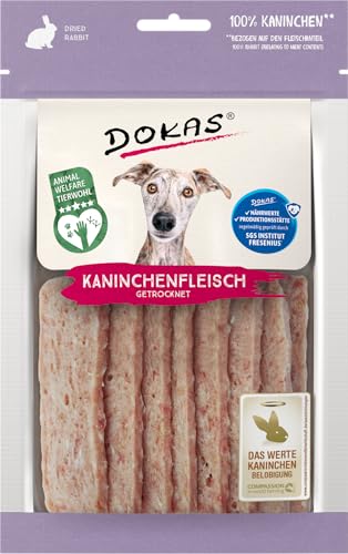 DOKAS Getreidefreier Premium Snack mit Kaninchen für Hunde – Ideal für unterwegs