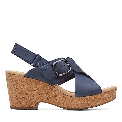 Image of Clarks Collection Women's Giselle Dove Wedge Sandal