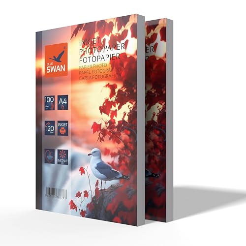 Papel Fotografico A4 Mate Hp Marca BLUE SWAN