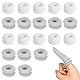 XHSBBB Fingerverband 20 Stück Fingerlinge Verband Finger Pflaster Verband Dehnbar Fingerpflaster Atmungsaktive Fingerbandage Finger Bobs für Arbeit Küche Fingerschutz