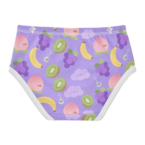 Girls' Underwear Banana Kiwi Peaches Grapes Toddle Brief Panties 2-8 Years 203005922