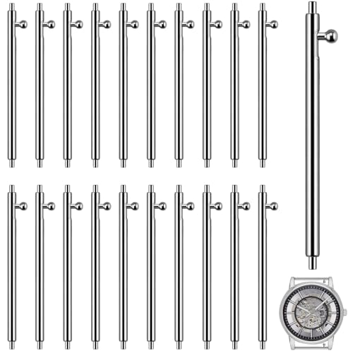 KGGZKG 20pcs Attache Bracelet Pompe Montre Tige Bracelet Montre 22mm Barres à Ressort à...