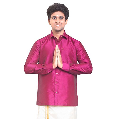 Image of THANGAMAGAN Men's Regular Fit Shirt