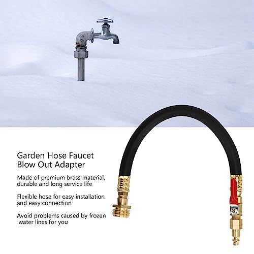 Accesorios de manguera de latón para herramientas de aire de alta presión y sistemas de riego de invierno, accesorios de manguera de jardín