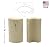 Pine Outside Radius Corner Base Block Bullnose, 3/4" x 2 1/4" x 4" Clear Pine & Knotty Pine - Fits 3/4" Radius, Trim Molding