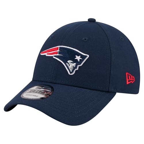 New Era Mens Navy New England Patriots Core Team 9FORTY Adjustable Hat