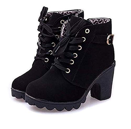 Stivali da Donna - Lacci - Cerniera - Taglia 39 EU...