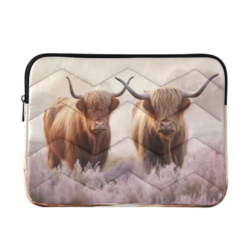 Funda para Laptop Highland Cows 13-14 Pulgadas Impermeable miniatura 1