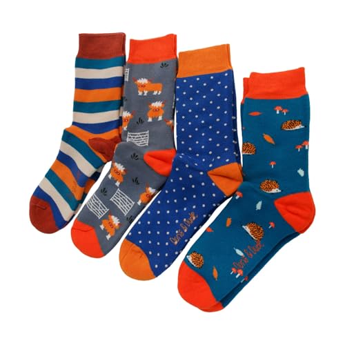 Chaussettes en bambou bio femme Doris & Dude lot de 4 paires taille 36-40