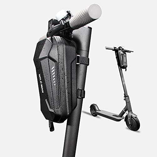 Wankd Sac Trottinette Electrique Etanche Sac de Rangement pour M365 et Autres Scooters électriques, Sacoche de Transport Guidon pour Bouteille d'eau/Chargeur/Clé/Outils/Appareil Photo, 3L