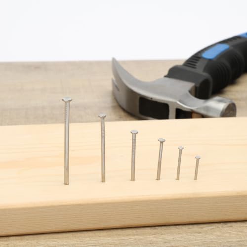 Image of Mr. Pen- Nail Assortment Kit, 600 pcs, 6 Sizes, Stainless Steel