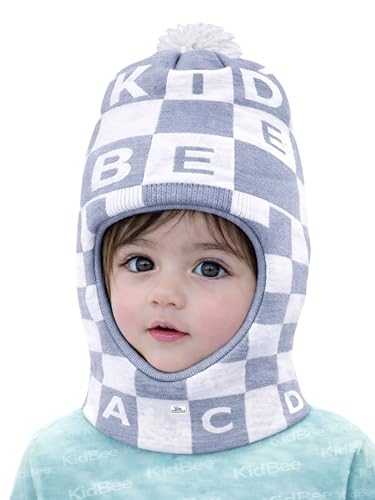 Image of Kidbee Baby Soft Woolen Monkey Cap for Babies | Warm & Stretchable Winter Cap | Unisex Multicolor Beanie