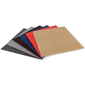 Tapijttegels Scene, vloerbedekking van naaldvilt, 40 x 40 cm, zelfklevend & antistatisch, vilten tegel kantoor- en commercieel gebruik, vilten tapijt (beige, 16 m2)