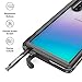 PLESON Samsung Galaxy Note 10 Plus Waterproof Case [Built-in Screen Protector] [IP68] [360° Full Body Protection] Underwater Shockproof, Rugged Anti-Drop Protective Phone Case Cover 2019 (Clear)