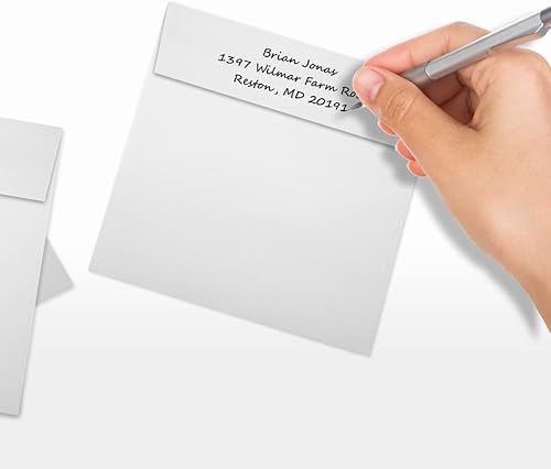 Vista 33 de Sobres cuadrados de 5 1/2 x 5 1/2, Seafoam