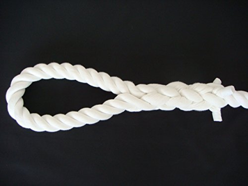 クレモナ製 ターザンロープ(登り綱) 36mm 標準アイ(ワッカ) (7M)