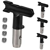 POPETPOP 4Pcs Airless Paint Sprayer Nozzle Durable Spray Tips for Home Decoration Industrial Painting Easy Installation Stable Spraying for Optimal Performance
