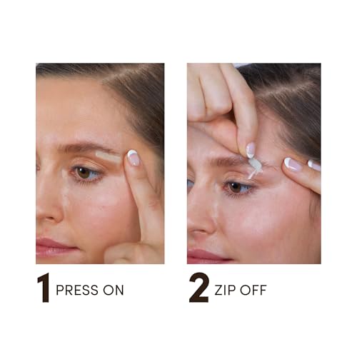 Parissa Natural Eyebrow Wax Strips | Beginner-Friendly, Gentle for Sensitive Skin & Fragrance-Free | Ready-to-Use Brow Waxing | 32 Strips (16 x 2)