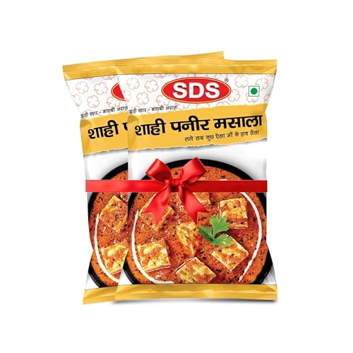 Image of SDS Shahi Paneer Masala - 40g (Pack Of 2) | Add a Royal Touch to Your Paneer | Easy to Cook | Unlock the Magic of Indian Cuisine | No Colour & Preservatives | Pure Vegetarian - Indian Masala Powder