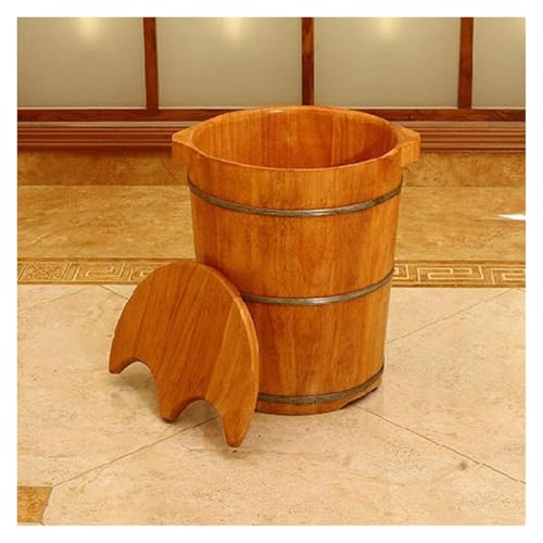 Bañera de madera para pies de roble natural