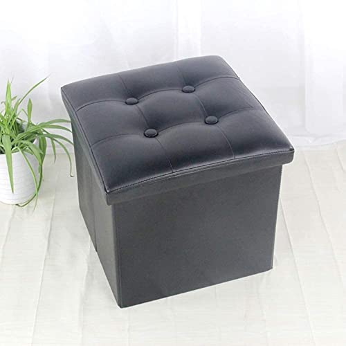 Repose-pieds pliable et ottoman de rangement en cube salon