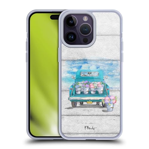 Carcasa floral de hortensias iPhone 14 Pro Max para diario