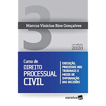 Capa do livro Curso de Direito Processual Civil Vol 3 - 13ª edição de 2020: Execução, Processos nos Tribunais e Meios de Impugnação das Decisões