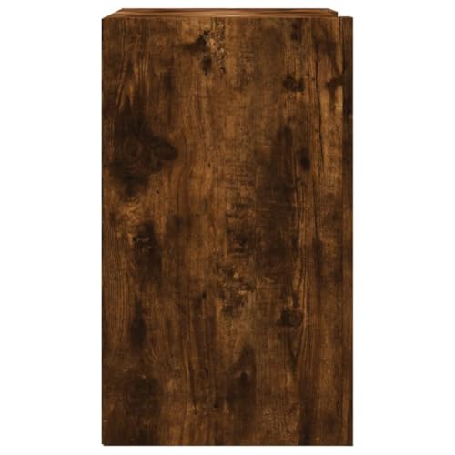 Estantería de pared y repisas de madera de ingeniería con amplio espacio de almacenamiento 6