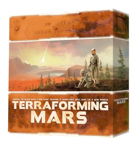 Image of Awestuffs Family Board Games for Adults and Kids - Ages 14 and up, 1 to 5 Players (Terra Mars)