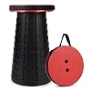 FIEMACH Portable Folding Stool, Second Generation Mini Telescopic Stool, Lightweight Camping Stool for Outdoor Camping Fishing BBQ Indoor Kitchen, Load 397 lb (2020 Upgrade)