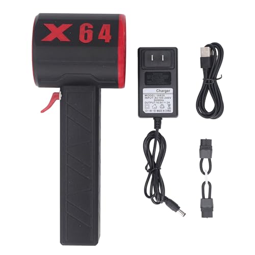 Powerful Dryer Blower with 1400g Thrust, Stepless Speed Regulation, 64mm Brushless Motor for Multi Purpose Cleaning