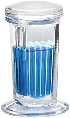 DWK Life Sciences 900470 Coplin Staining Jars with Glass Cover, 5-10 Slide Unit, 65mL Capacity
