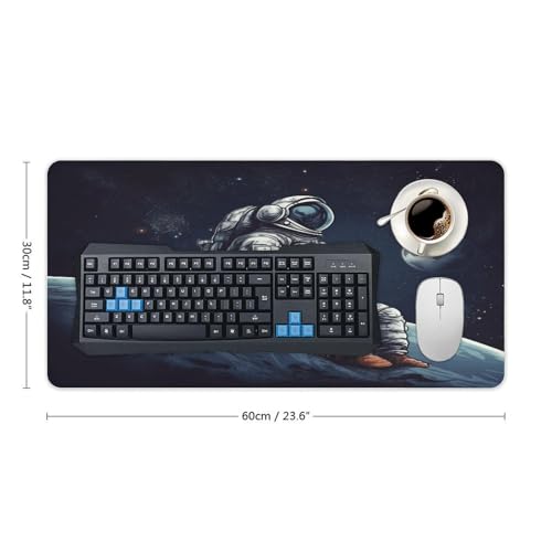 Astronaut Space Desk Pad Large Square de Caucho miniatura 2