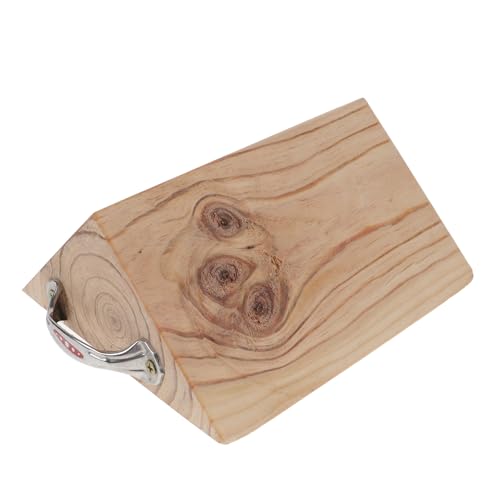 Cale de roue en bois massif ORFOFE 20x16x9 cm pour camping-car - 2