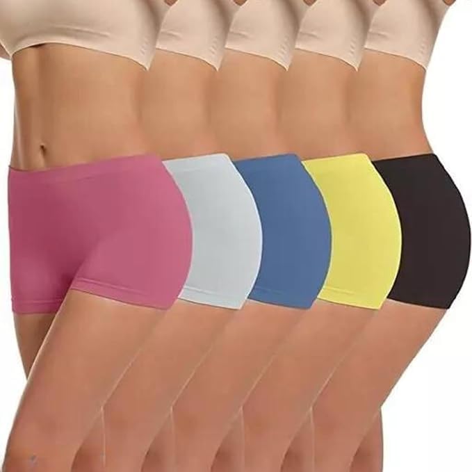 louryn koulyn Boyshort Panties Women's Soft Underwear Briefs Invisible Hipster Seamless-picture-48
