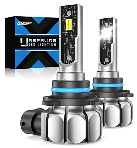 Fahren Ursprung 9005/HB3 LED Headlight Bulbs, 12,000 Lumens 6500K Cool White, LED Headlights High Beam Replacement for Trucks, 300% Brighter than Halogen, Long Lifespan Non-polarity, Pack of 2