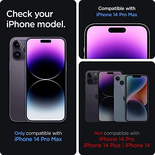 Spigen iPhone 14 Pro Max ile Uyumlu Hayalet Cam Ekran Koruyucu Kolay Kurulum GLAS.tR EZ Fit Privacy HD (2 Adet) - AGL05203 - Görsel 2