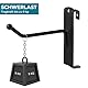 Winter Shore 10 cm Lochwand Haken mit Kugelende (32er-Pack) - Robustes Lochwand Zubehör mit einer Tragfähigkeit von 9 kg, Paneelaufhänger für die Präsentation im Einzelhandel - Gitter Haken Schwarz