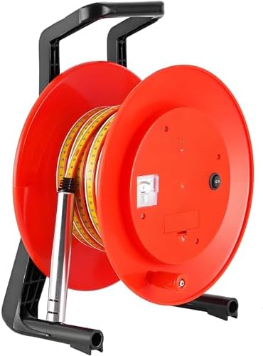 100m Portable Deep Well Water Level Meter with Stainless Steel Probe, Groundwater Level Measurement for Wells & Boreholes - Accurate Depth Gauge (328ft)