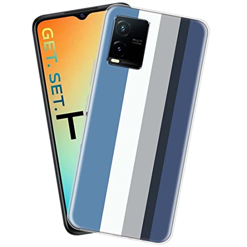 Fashionury Silicone Designer Case for Vivo T1X - Printed Back Cover, Model D3007, Multi Coloured