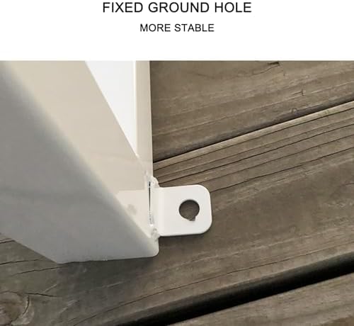 Durable Outdoor Park Bench, Backless Two-Person Seat in Galvanized Steel, Perfect for Lawn, Deck, Patio & Garden Furniture