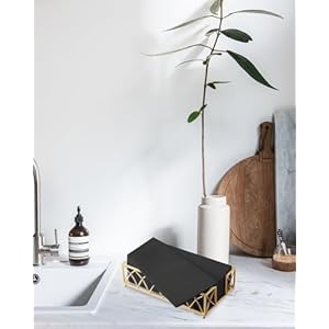 100packlinenlikeblacknapkinsdisposableguestpapernapkinshandtowelsforbathroomsoftabsorbentpapernapkinseverydaydinnerkitchenpartyweddingcocktail Urban Country Home Decor 100 pack linen like black napkins disposable guest paper napkins hand towels for bathroom soft absorbent paper napkins everyday dinner kitchen party wedding cocktail urban country home decor