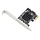 VBESTLIFE PCI-E auf 2-Port SATA 3.0 Erweiterungskarte PCI Express SATA Adapter Unterstützung AHCI1.0 IDE-Modus Unterstützt Gen 1i, Gen 1x, Gen 2i, Gen 2m, Gen 2X und Gen 3i