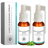 2 Stück Lungenreinigung Spray, Lungenreinigungsspray Breathing, Lung Spray, Lungen-/Atemwegsreinigungsspray, Lungenreparaturspray zur Täglichen Anwendung