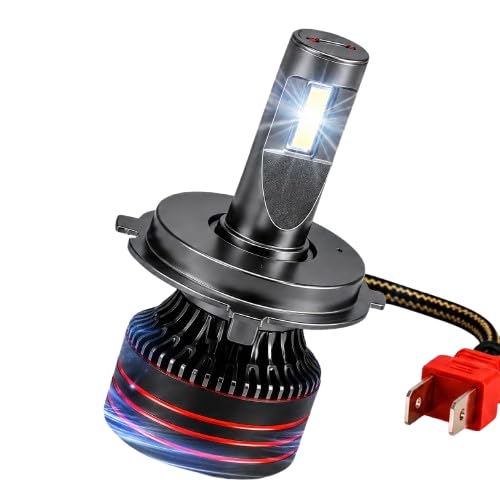 H4 LED Headlight Bulb 150W 15000LM for Motorcycle & Scooter | Super Bright White Light | High-Speed Cooling Fan | Aviation Grade Aluminum Body | Plug & Play Installation | IP67 Waterproof |-image-37