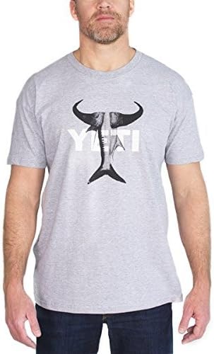 YETI Buffalo Tarpon T-Shirt Short Sleeve Gray Small