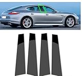 Photo Gallery liouftt 4 pezzi nero lucido auto portiera finestrino montanti montanti copertura decorativa, adatto per porsche panamera porsche panamera 2009-2016 Photo Gallery liouftt 4 pezzi nero lucido auto portiera finestrino montanti montanti copertura decorativa, adatto per porsche panamera porsche panamera 2009-2016