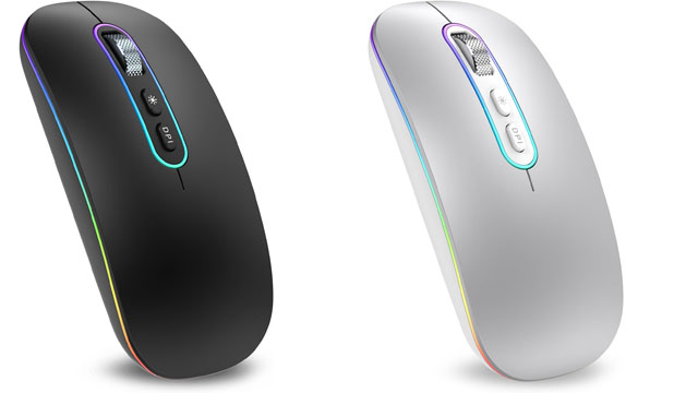 Souris Sans Fil Bluetooth EAGET - 1600 DPI, Rechargeable, 6 Boutons, Neuf