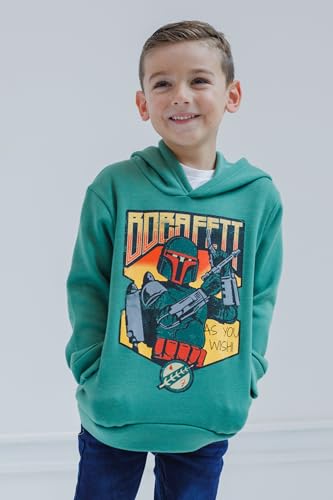 STAR WARS Boba Fett Fleece Pullover Hoodie Little Kid to Big Kid4