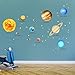 DECOWALL DA-2007 Sistema solare Adesivi da Parete Decorazioni Stickers Murali Soggiorno Asilo Nido Camera Letto per Bambini decalcomanie